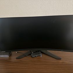 Lenovo G34w-10 34" WQHD Curved Gaming Monitor