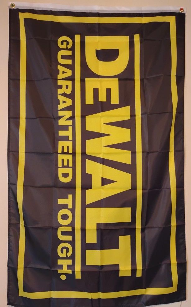 DeWalt Banner 3 x 5 Ft NEW