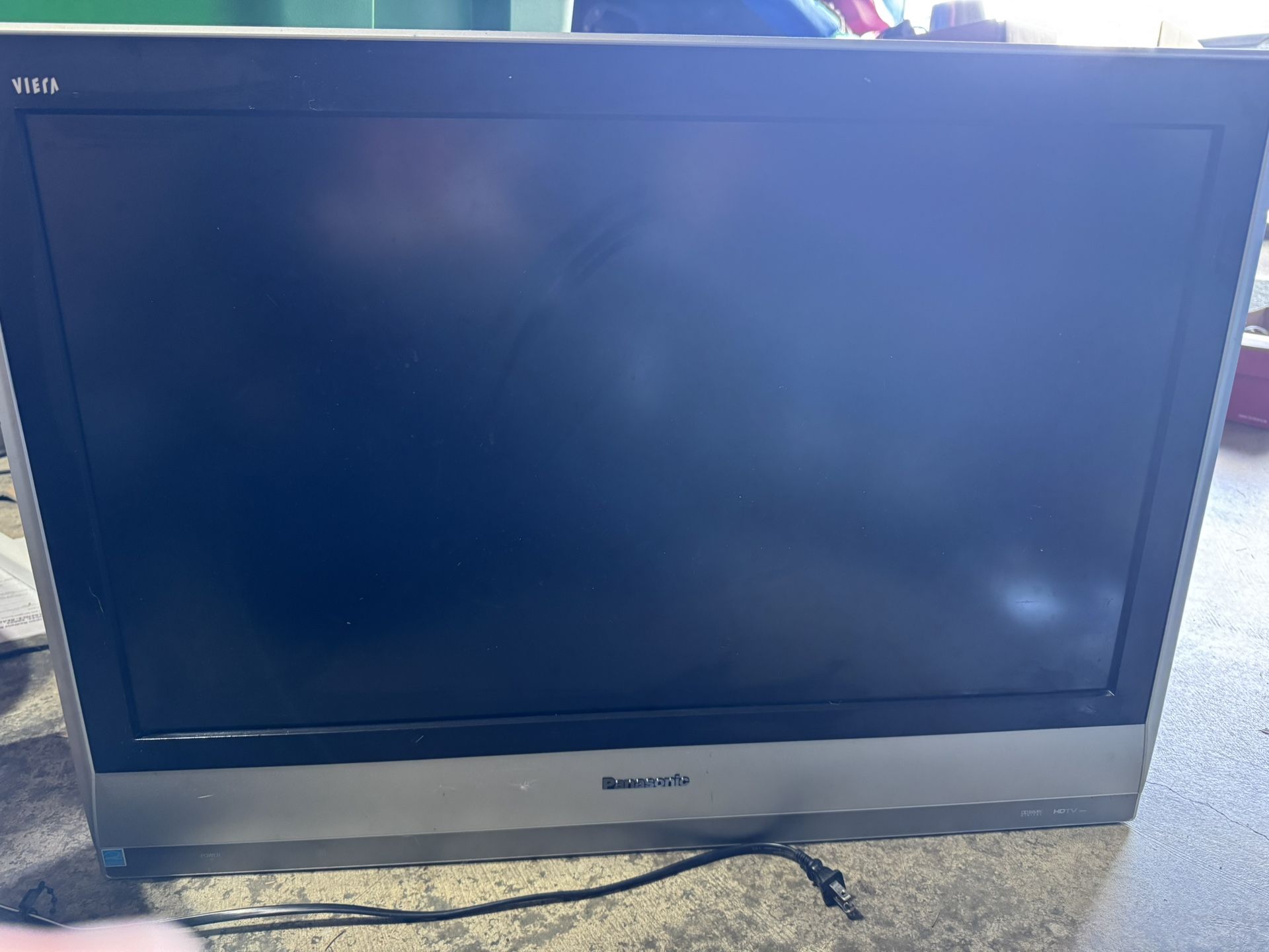 Free 37” Panasonic Plasma Tv