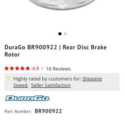 Durago Rear Rotors