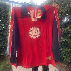 Reebok 1906 Club Union Centennial Special Edition Chivas Long Sleeve Polo Shirt 