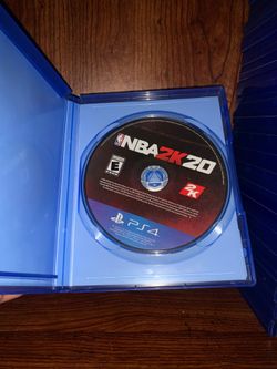 Opened PlayStation Video game nba 2k20 basketball ps5 ps4