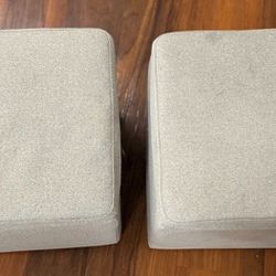 2 Small Attomes Ottomans 12x12x12 Inches With Storage 