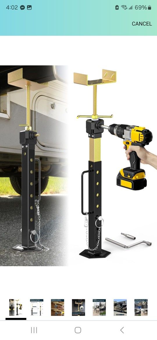 RV Slide Out Supports Stabilizer Jacks