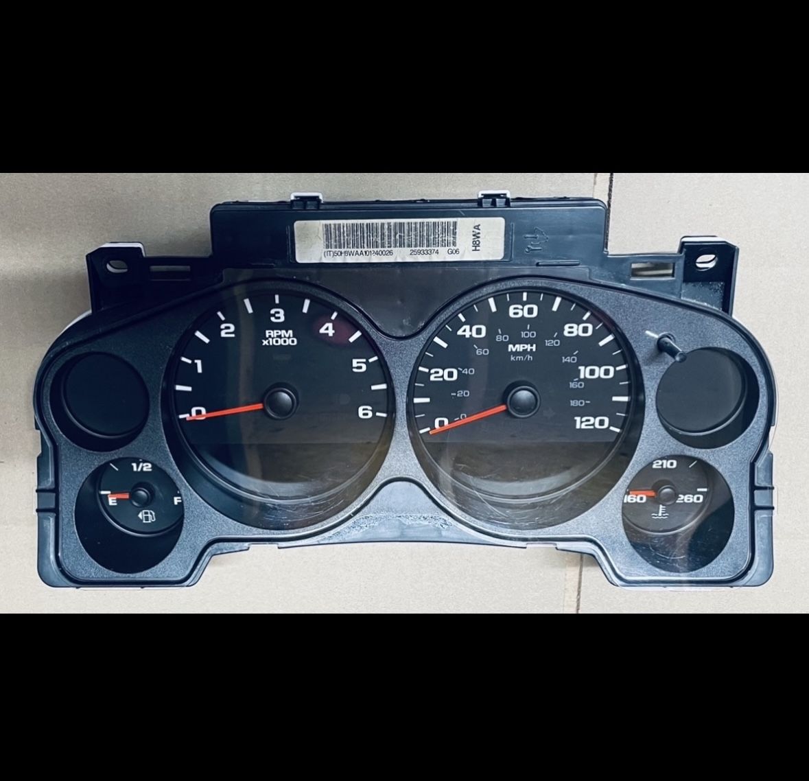  Chevy/GMC Cluster 