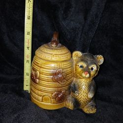 Vintage Honey Bear Honey Pot 