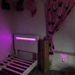 Twin HEADBOARD ONLY - Lights Up Any Color!