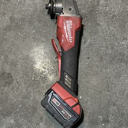 Milwaukee M18 Fuel Cordless Angle Grinder With Battery