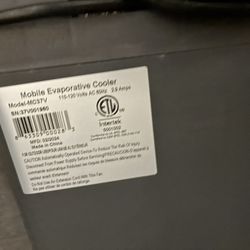 hessaire portable air conditioner model mc37v