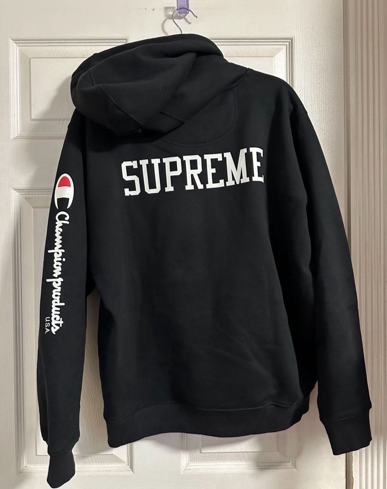 Supreme Champion Hoodie Black From 2016