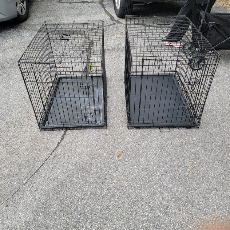 2 Large Dog Crates