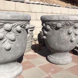 New Flower Pots Made Out Of Cement Perfect Gift 💝 
