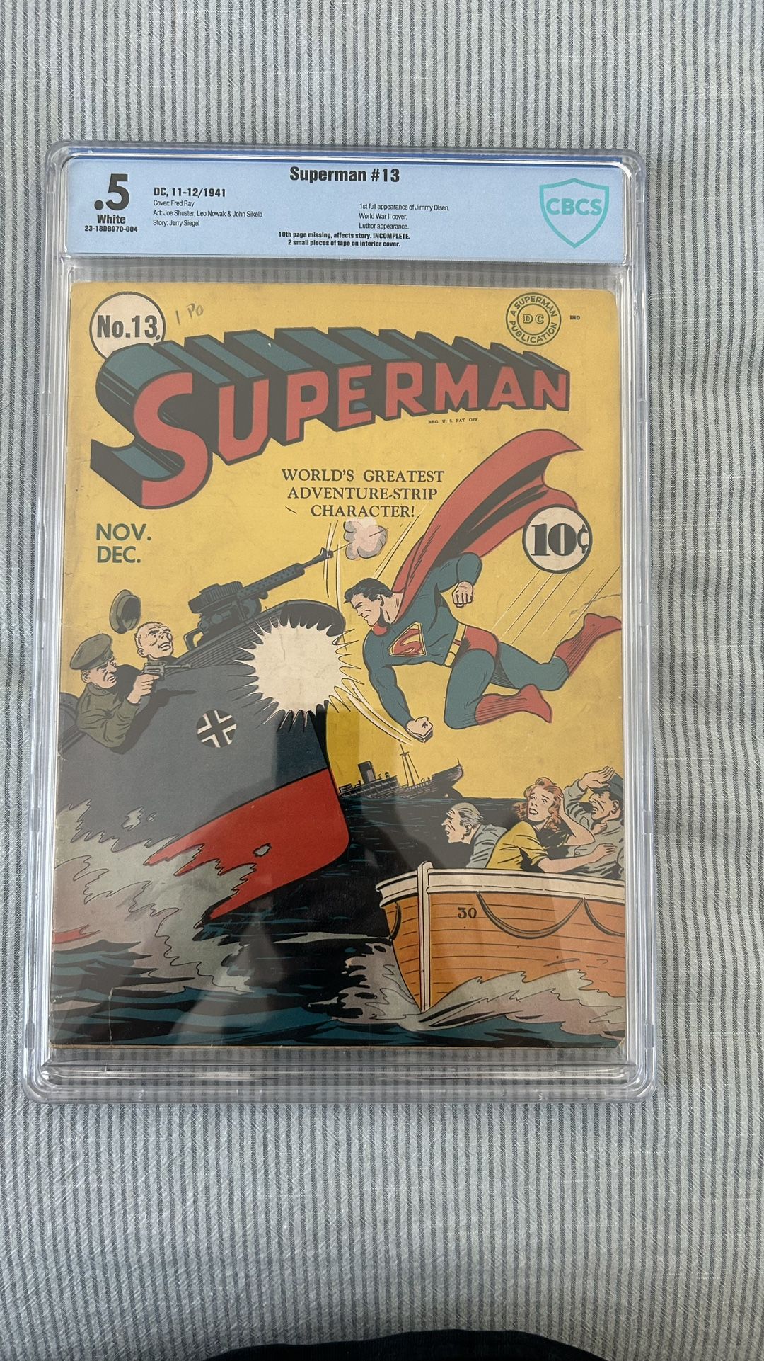 Graded Comics Superman Etc