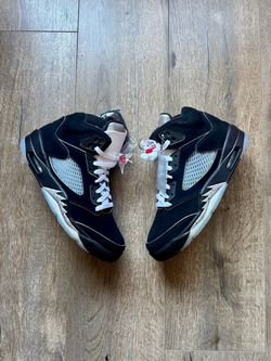 Jordan 5 Retro Reimagined Metallic Black Mens Size 9