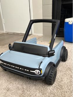Ford Bronco Andador de Actividades para Bebé Infantil 4 en 1 Azul Gris con 4 Formas....