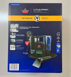 NEW! BISSELL Little Green Max Pet Portable Carpet and Upholstery Cleaner