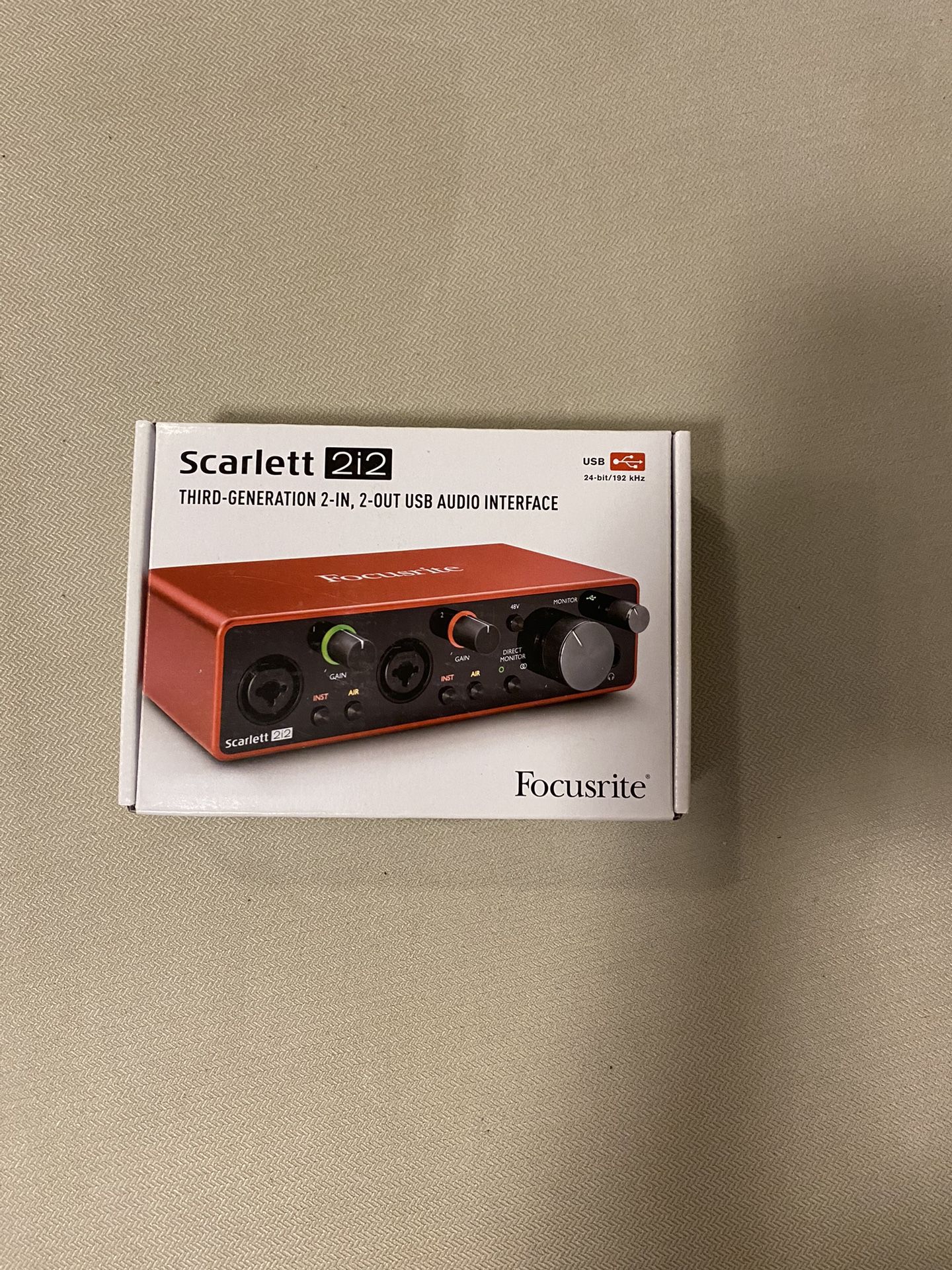 Focusrite Scarlett 2i2 Audio Interface (3rd Gen)