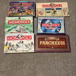 Vintage Monopoly , Parcheesi Games