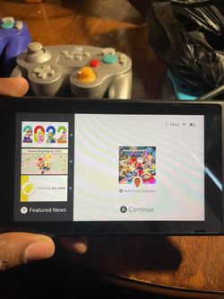 Nintendo Switch With Controller And SSB