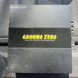 Ground Zero High SPL Competition Amplifier GZCA 1.5SPL-M1  