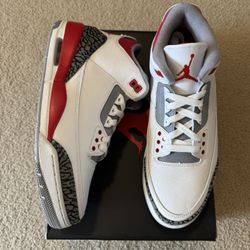 Air Jordan 3 Retro 'Fire Red' (2022) Size 9.5