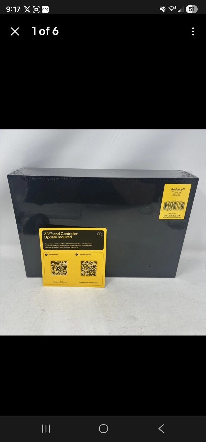 Analogue 3D Black Console (Nintendo 64, N64)