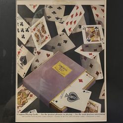 1947 Congress Playing Cards Original Advertisement/Wall Decor - Matted Ad