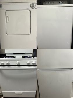 Washer Dryer Fridge Gas Oven/Stove Bundle