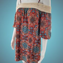 Trixie Boho Off-Shoulder Dress