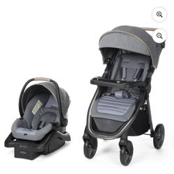 Monbebe Maisy Deluxe Travel System, Castlepoint, Infant & Toddler, Unisex