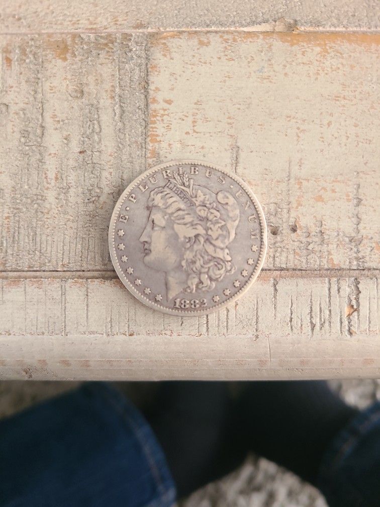 1882 O Morgan Silver Dollar