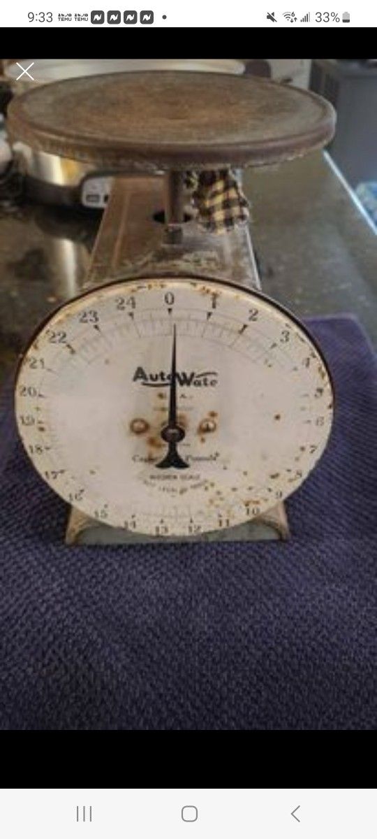 Vintage Kitchen Scale
