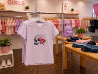 🖤💖 Kuromi Best Friends Graphic Girls T-Shirt 💖🖤