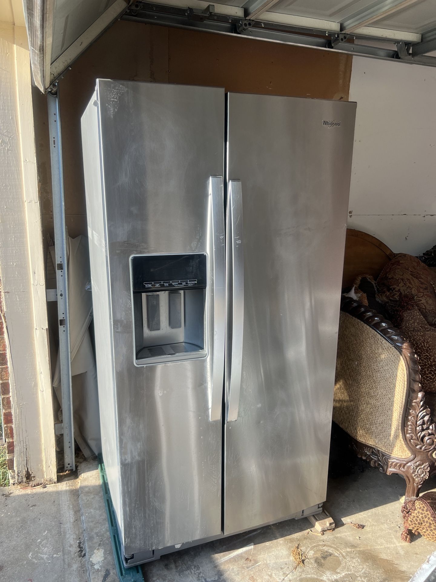 Whirlpool 28 Cu. Ft. Side-by-Side Refrigerator - Stainless Steel