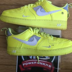 NIKE AIR FORCE 1 LV8 GREEN VOLT 