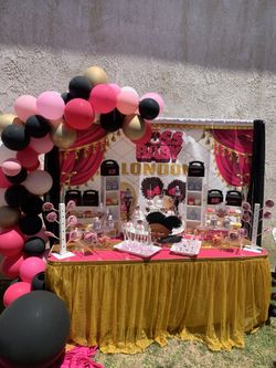 Candy tables theme bossbaby