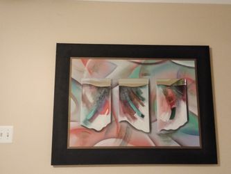 Huge picture and rug