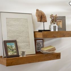 36" Floating shelves (2x)