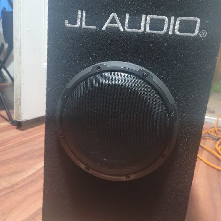JL Audio W3 Lv3 MicroSub slot-ported enclosure with one  8" Sub