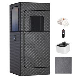 TOREAD 2 Person Steam Sauna for Home, Foldable 600D Canvas, 2.6L 1000W Steamer