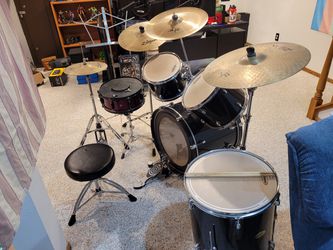 Pearl Drumset & Zildjian Symbol Complete Set + Sound Panels Thumbnail