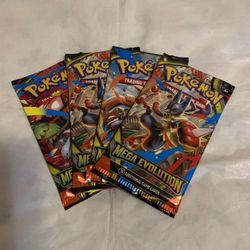 Pokémon Mega Evolution Booster Packs 