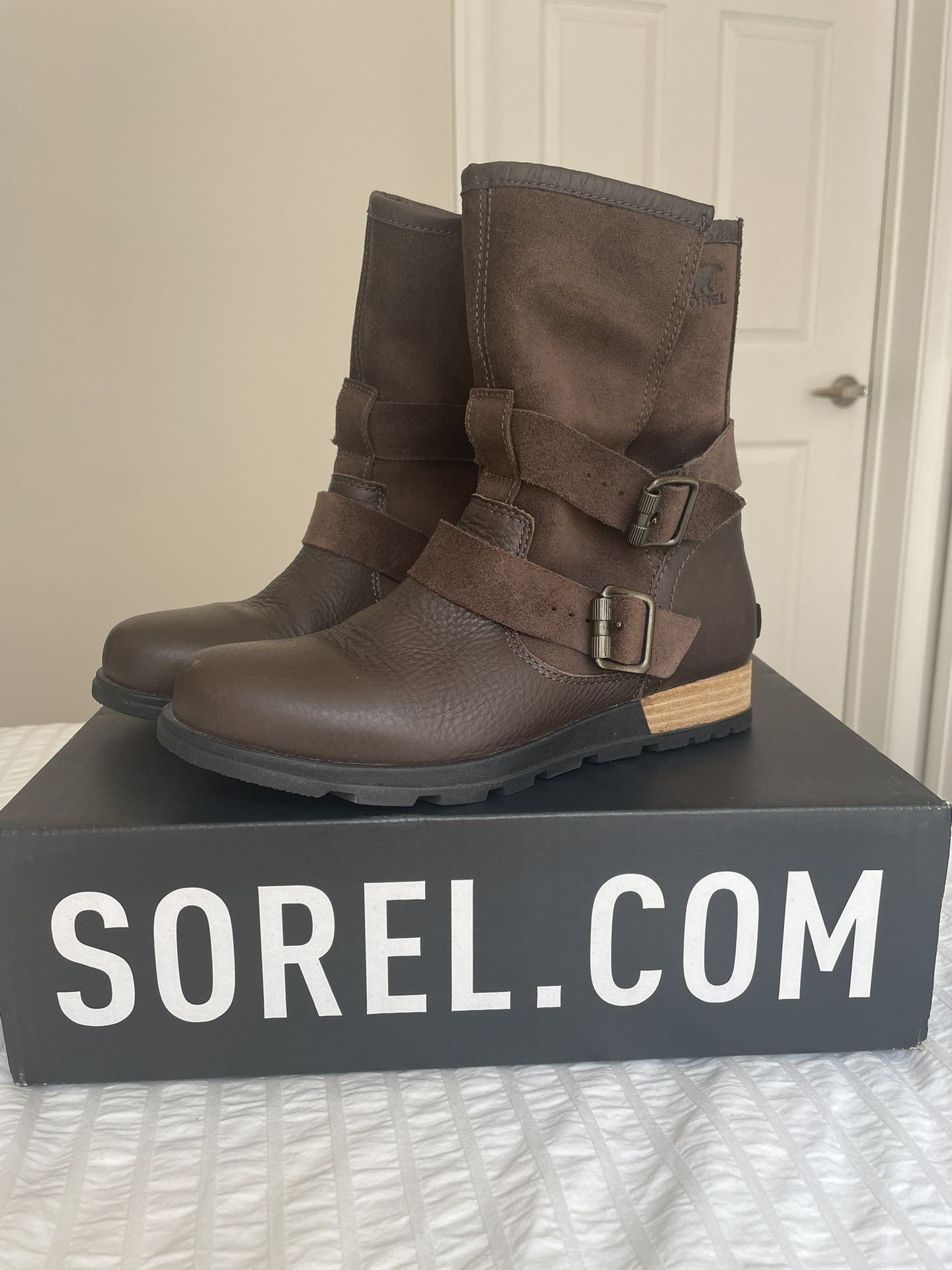 Sorel Women’s Major Moto Boots Size 7