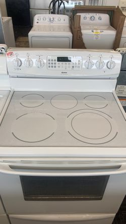 Kenmore glass top stove with convection