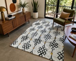West elm Fes shag rug NWT $300 8x10 obo