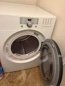 White Front-Load Electric Dryer