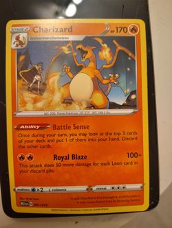 Charizard Level 2 Card From Silver Shield Pack