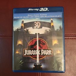 Jurassic Park 3D Blu-ray,  Blu-ray + DVD 