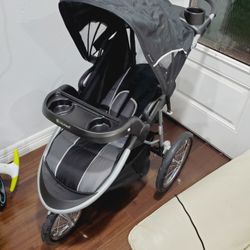 Baby Trend Xcel-R8 Plus Jogging Stroller - Liberty Grey