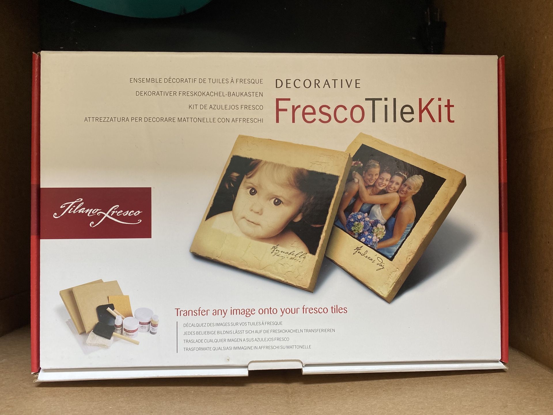 2 boxes - decorative tile kits